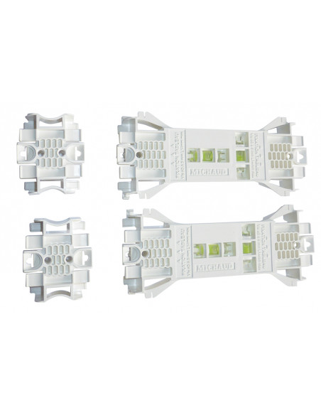 Lot de 2 brides multi-usages GTL 13 modules MICHAUD FA001
