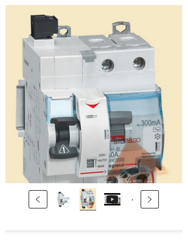 Réenclencheur automatique STOP and GO standard DX³ 230V~ 2 modules LEGRAND 406288
