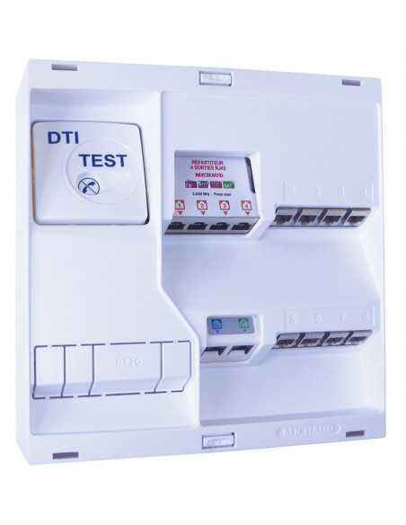 TDC NÉO Grd2TV - 8 RJ45 DTI + Filtre TV 4S MICHAUD LB218