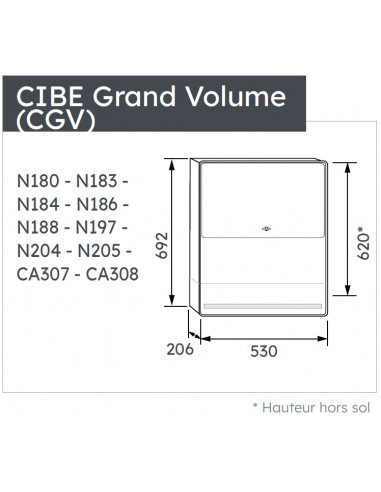 CIBE Grand Volume CGV type 2 TRI MICHAUD N183