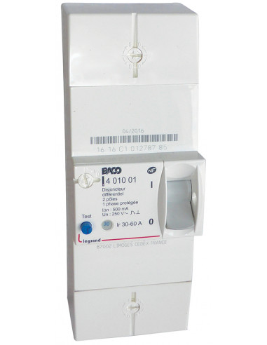 Disjoncteur de branchement BIPO 60A instantané MICHAUD N461