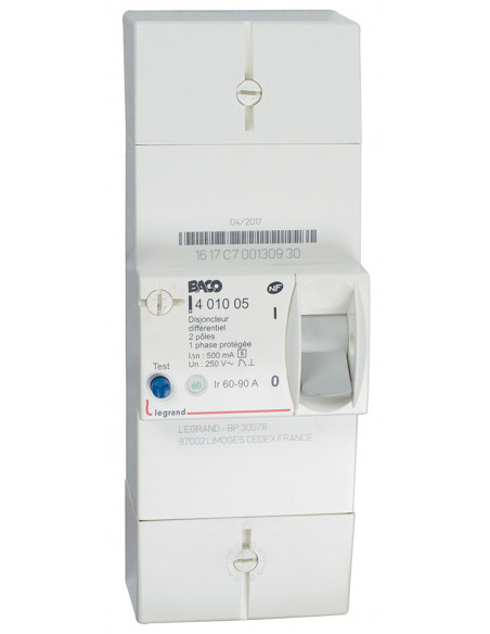 Disjoncteur de branchement BIPO 90A sélectif MICHAUD N465