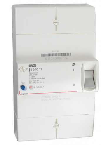 Disjoncteur de branchement TETRA 60A instantané MICHAUD N467
