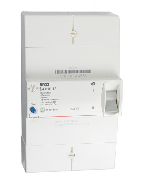 Disjoncteur de branchement TETRA 30A sélectif MICHAUD N468