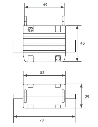 Cartouche fusible à couteaux taille 00 AD 60A MICHAUD P243