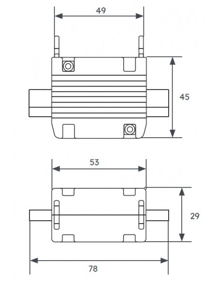 Cartouche fusible à couteaux taille 00 AD 60A MICHAUD P243