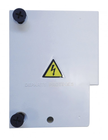 Trappe pour borniers départs protégés + vis MICHAUD P711