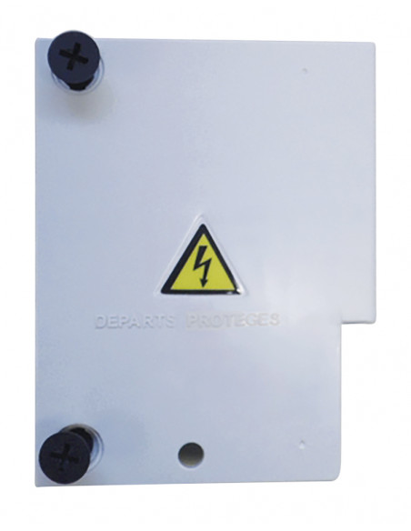Trappe pour borniers départs protégés + vis MICHAUD P711