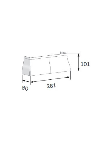 Jonction bas de goulotte GTL 13 modules / Sol MICHAUD Q391