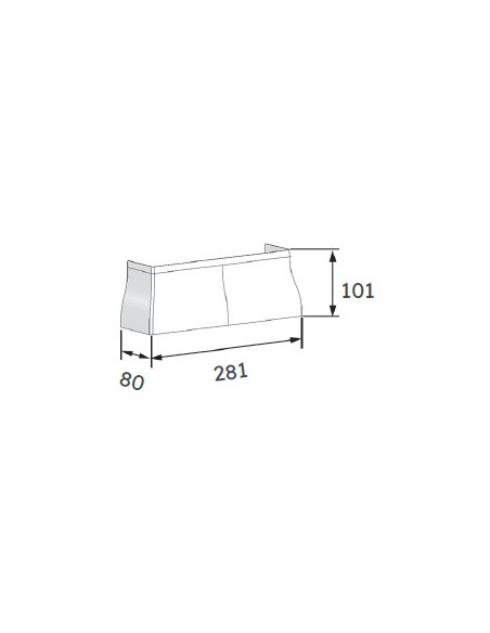 Jonction bas de goulotte GTL 13 modules / Sol MICHAUD Q391