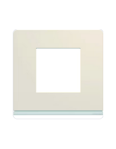 Plaque gallery plastique peint 1 poste dune HAGER WXP0302 2