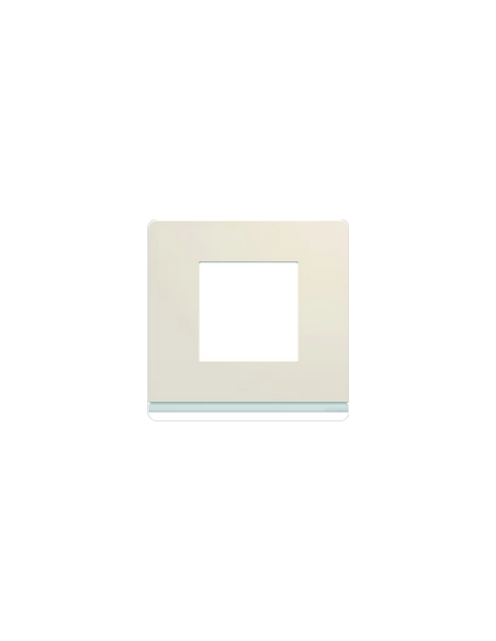 Plaque gallery plastique peint 1 poste dune HAGER WXP0302