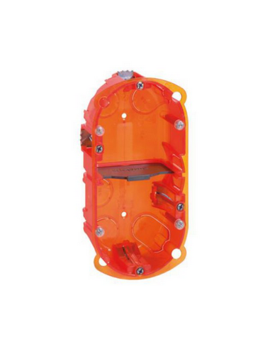 Boîte à encastrer Batibox multi-matériaux 2 postes profondeur 40mm LEGRAND 090502