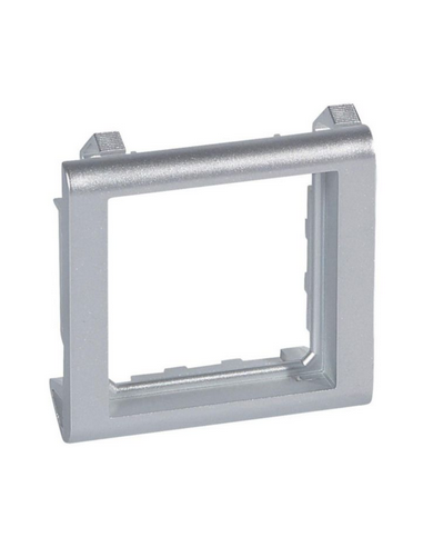 Support de plaque étroit pour paroi mince Batibox 2 modules alu LEGRAND 080295