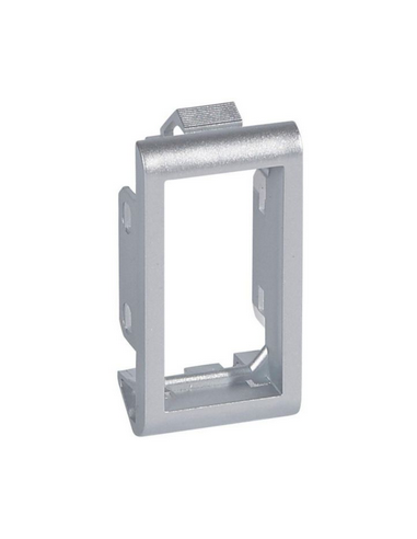 Support de plaque étroit pour paroi mince Batibox 1 module alu LEGRAND 080294