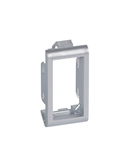 Support de plaque étroit pour paroi mince Batibox 1 module alu LEGRAND 080294