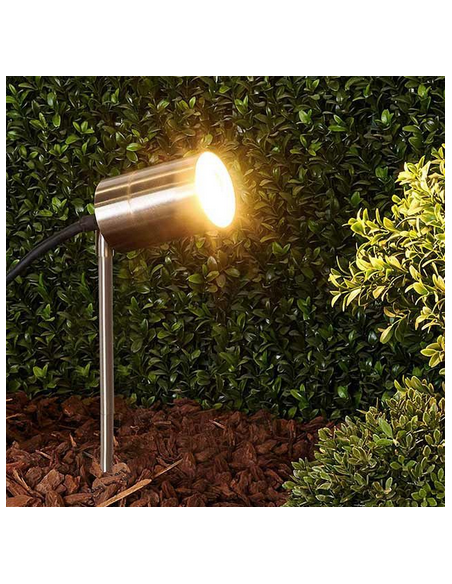 Projecteur sur piquet CLAIRETTE GU10 IP54 Inox 316L MIIDEX VISION-EL 702800