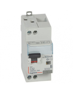 Disjoncteur différentiel monobloc DX³6000 10kA arrivée haute et départ bas à vis U+N 230V~ 32A type AC 300mA LEGRAND 410816 2