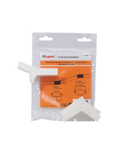 Kit de contournement pour moulure 40x16mm LEGRAND 098172