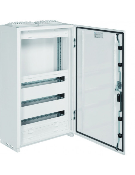 Coffret vega D à compléter+porte IP54 cl.II en saillie 3R 72mod h950xl550xp218mm HAGER FV52A