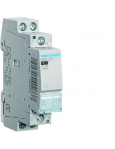 Contacteur 25A 1F+1O Bobine en 24V HAGER ESD227 2