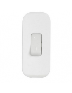 Interrupteur à bascule 2A 250V à touche luminescente et coupure bipolaire blanc LEGRAND 040187