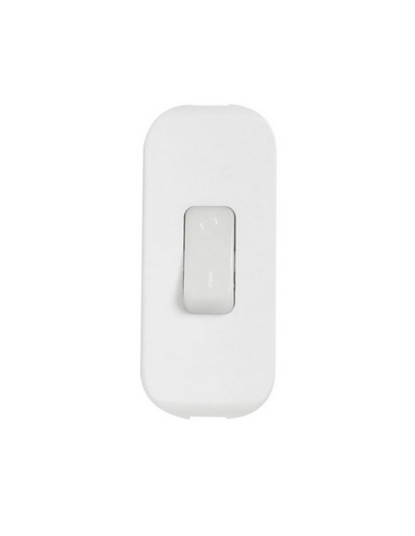 Interrupteur à bascule 2A 250V à touche luminescente et coupure bipolaire blanc LEGRAND 040187