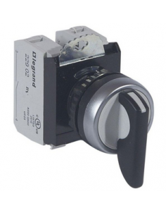 Bouton tournant non lumineux à levier IP69 Osmoz complet 3 positions fixes LEGRAND 023735 2