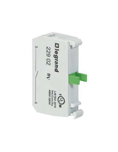 Bloc pour tête non lumineuse Osmoz raccordement à vis NO LEGRAND 022902
