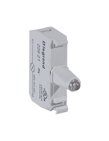 Bloc pour tête lumineuse Osmoz raccordement à vis - 48V~ ou 48V continu rouge LEGRAND 022921