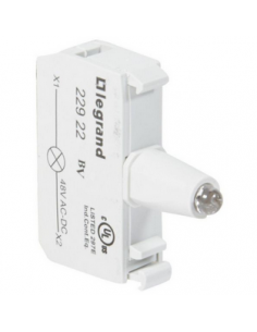 Bloc pour tête lumineuse Osmoz raccordement à vis - 48V~ ou 48V continu vert LEGRAND 022922