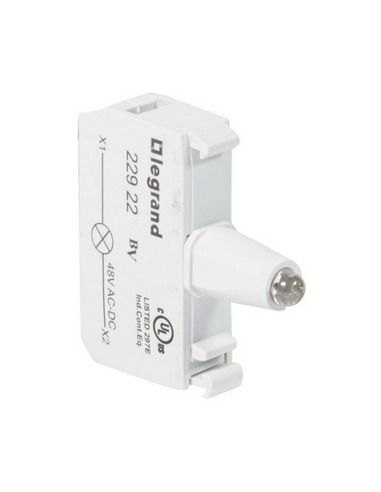 Bloc pour tête lumineuse Osmoz raccordement à vis - 48V~ ou 48V continu vert LEGRAND 022922