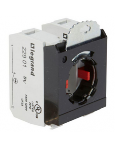 Sous-ensemble bloc pour tête non lumineuse Osmoz raccordement à vis 2NF et étrier 3 postes LEGRAND 022973