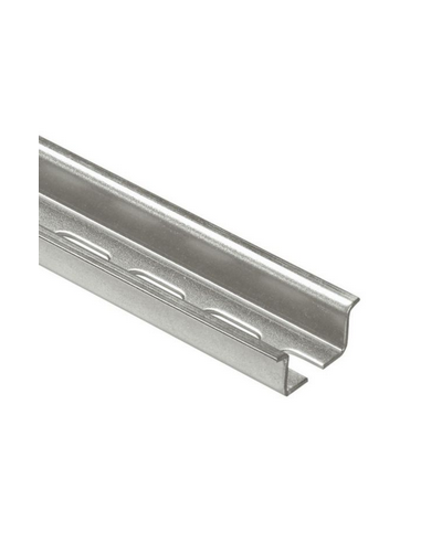 Rail DIN symétrique avec oblongs à couper profondeur 15mm longueur 2m LEGRAND 047723