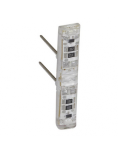 Voyant lum 12V, 24V ou 48V Easy-Led brochable à LEDs blanches pour méca Mosaic LEGRAND 067687L 2