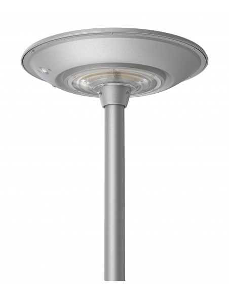 HY49 Lanterne rond 3000K 20W 2200lm 64000h 160° IP65 IK07 IRC 80 classe 1 ARIC 51777