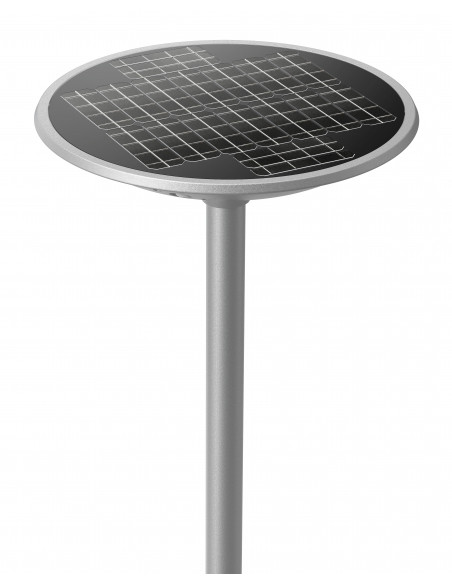 HY49 Lanterne rond 3000K 20W 2200lm 64000h 160° IP65 IK07 IRC 80 classe 1 ARIC 51777