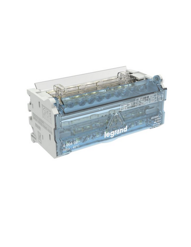 Répartiteur modulaire à barreaux étagés bipolaire 100A 10 départs 6 modules LEGRAND 400402