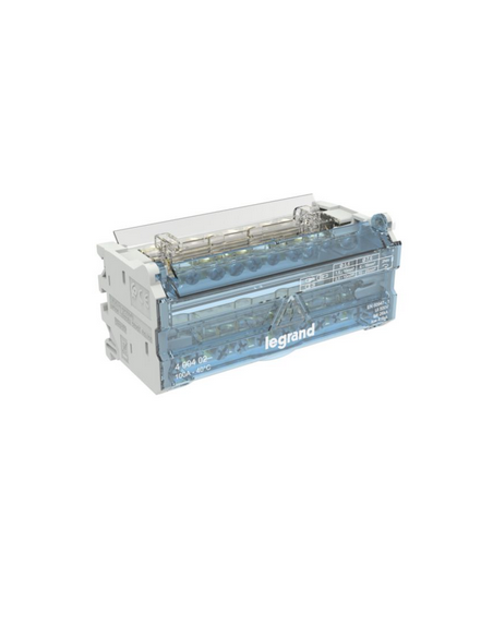 Répartiteur modulaire à barreaux étagés bipolaire 100A 10 départs 6 modules LEGRAND 400402