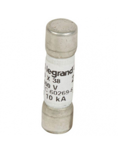 Fusible cylindrique 1000V 10x38mm gPV pour application photovoltaïque 20A LEGRAND 414630 2