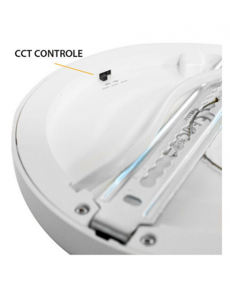Plafonnier LED Blanc Ø170 mm 12 Watts CCT Dimmable Aldébaran Downligth Encastrement Ajustable MIIDEX VISION-EL 77555