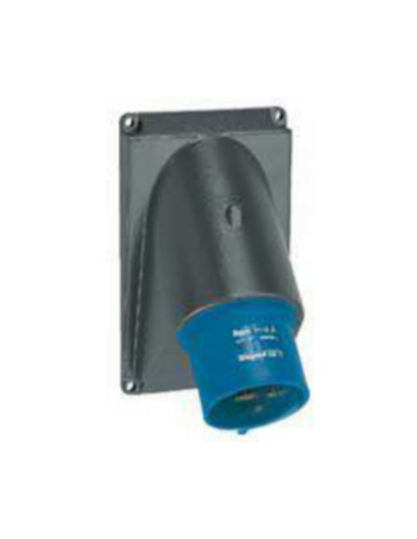 Socle Fiche inclinée Hypra IP44 16A 250V 2P+T plastique LEGRAND 052172
