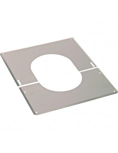 Plaque de finition 0° A 30° inox 80/130 TOLERIE EMAILLERIE NANTAISE 482013 2