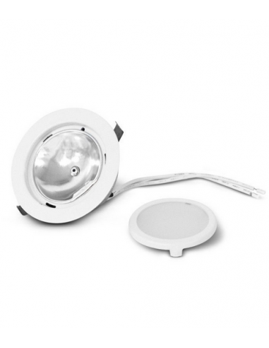 Support Rond pour G4 Blanc Ø75 mm PUNCTOHOME 12V MIIDEX VISION-EL 7730