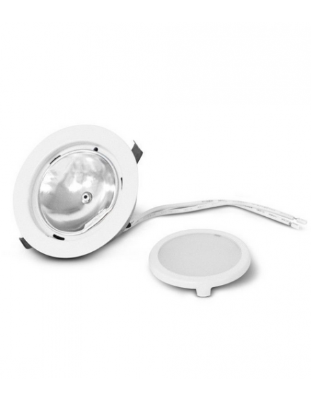 Support Rond pour G4 Blanc Ø75 mm PUNCTOHOME 12V MIIDEX VISION-EL 7730