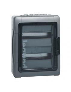Coffret étanche Plexo³ pour photovoltaïque à équiper 2 rangées de 12 modules 1000V LEGRAND 414034