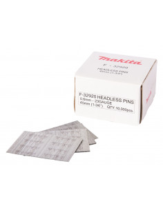 10 000 Finettes 23 Ga pour cloueurs pneumatiques et à batterie (DPT353, PT354, SN06,AF500HP) Sans Tête 45mm MAKITA F-32920