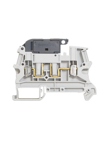 Bloc de jonction sectionnable à vis viking 3 avec 1 jonction pour cartouche fusible 5x20 Avec préhenseur LEGRAND 037181
