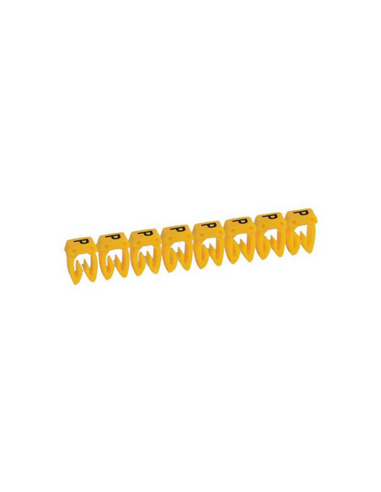 300 Repères CAB 3 pour filerie 1,5mm² à 2,5mm² avec lettre majuscule P LEGRAND 038345
