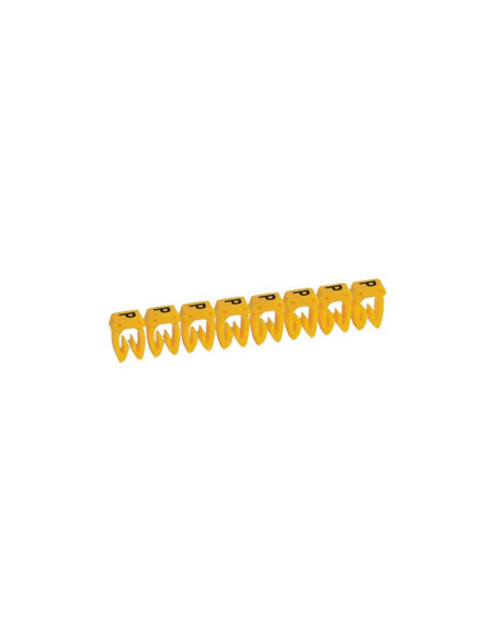 300 Repères CAB 3 pour filerie 1,5mm² à 2,5mm² avec lettre majuscule P LEGRAND 038345
